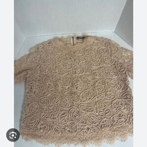 Zara Long Sleeved Lace Shirt